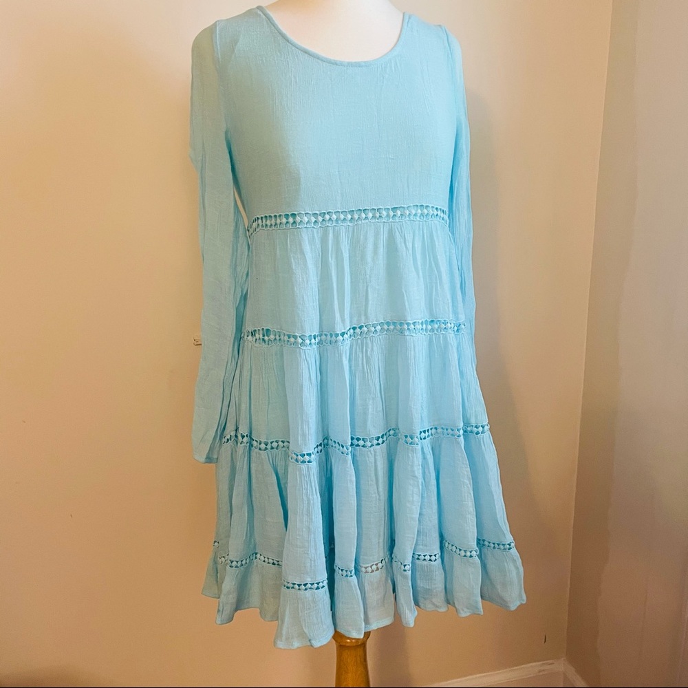 Alter’d State blue lace dress